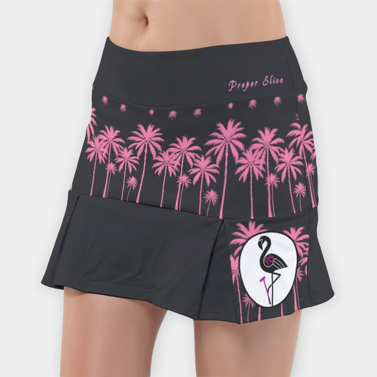 Pink Palm Pocket Skirt