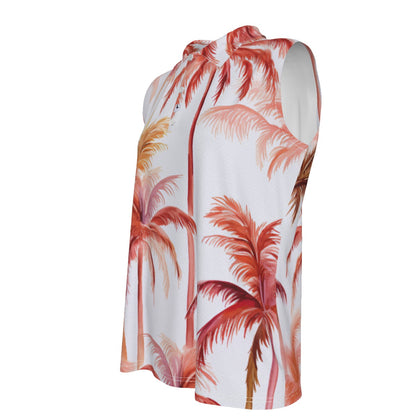 Orange Palm Sleeveless