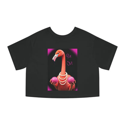 Pearl Necklace Crop T