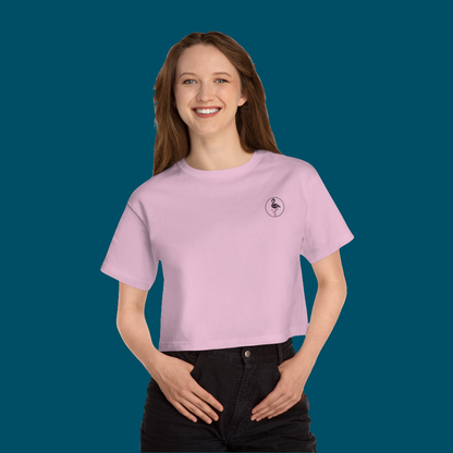 Pearl Necklace Crop T